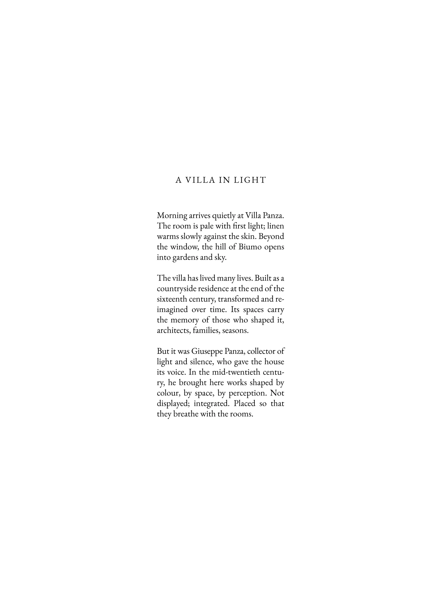 A Villa in Light — страница 5