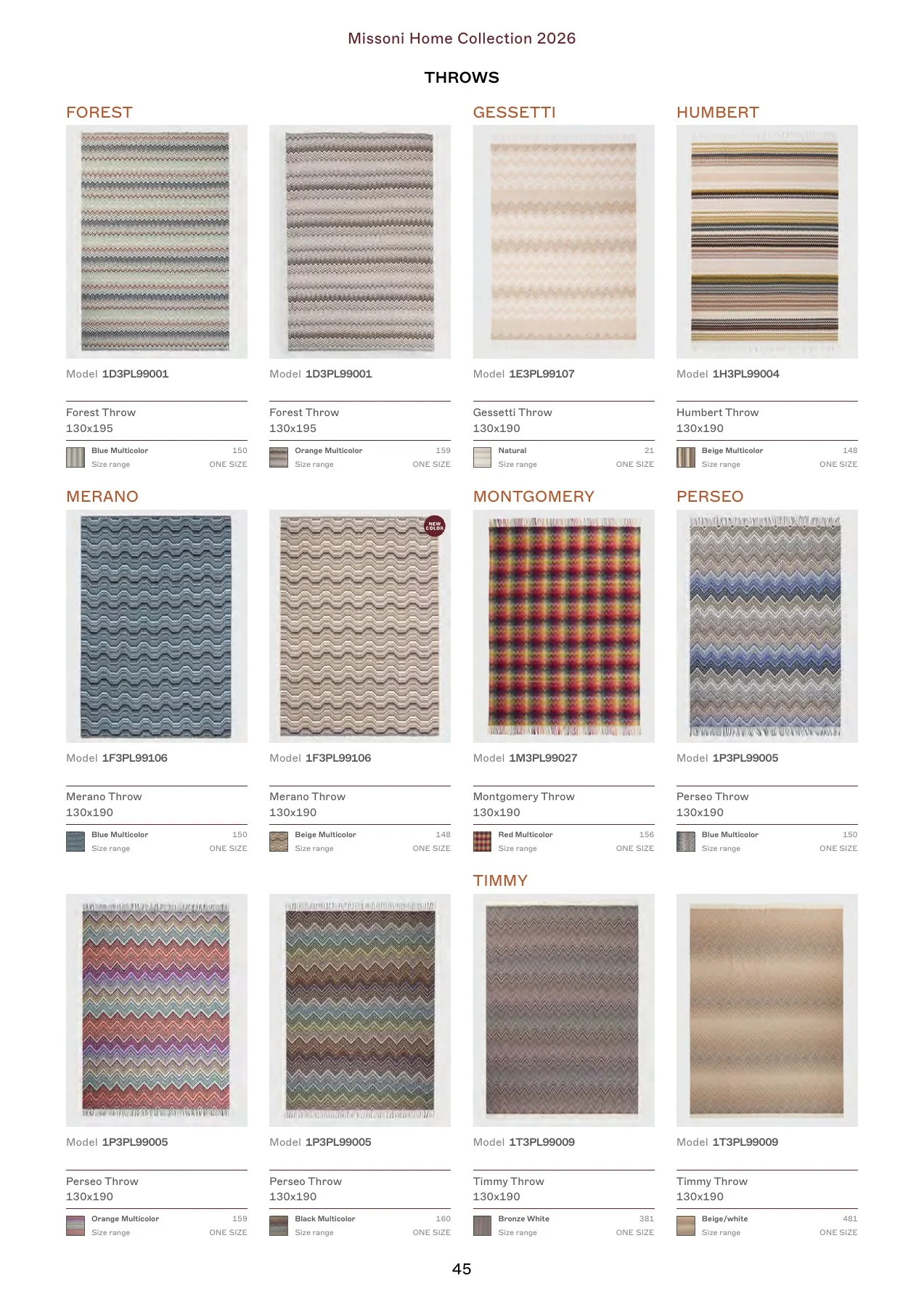 Missoni Home Collection 2026 — страница 45