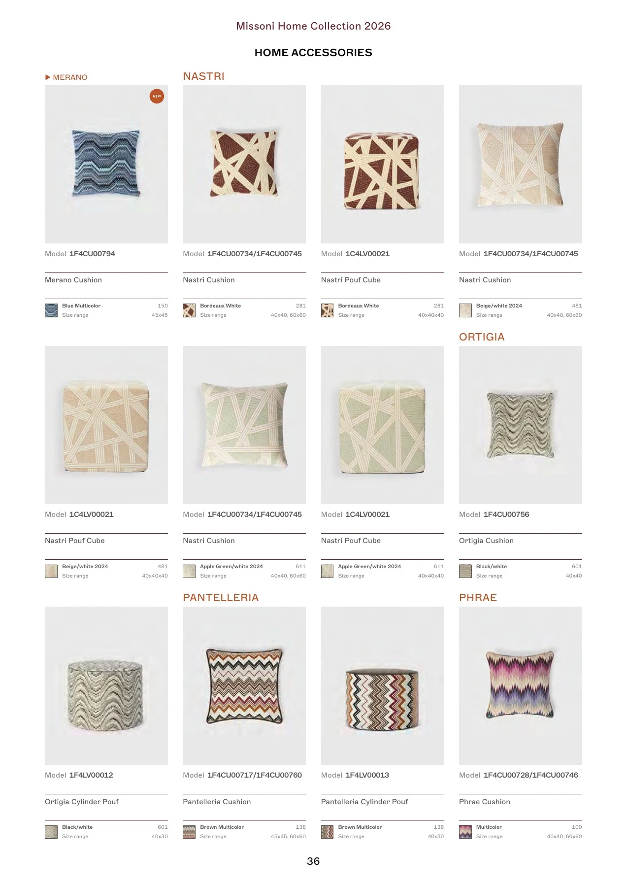 Missoni Home Collection 2026 — страница 36