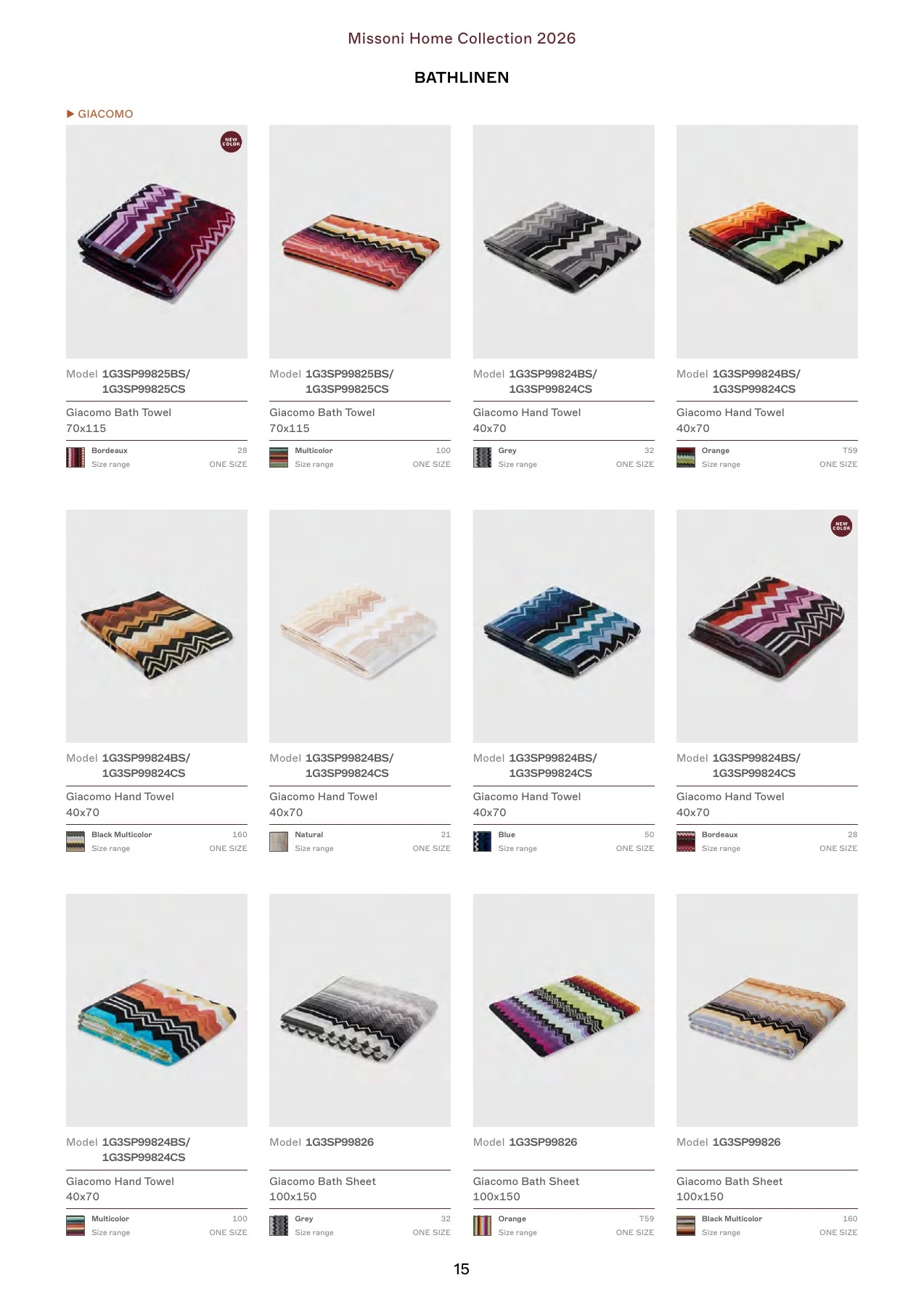Missoni Home Collection 2026 — страница 15